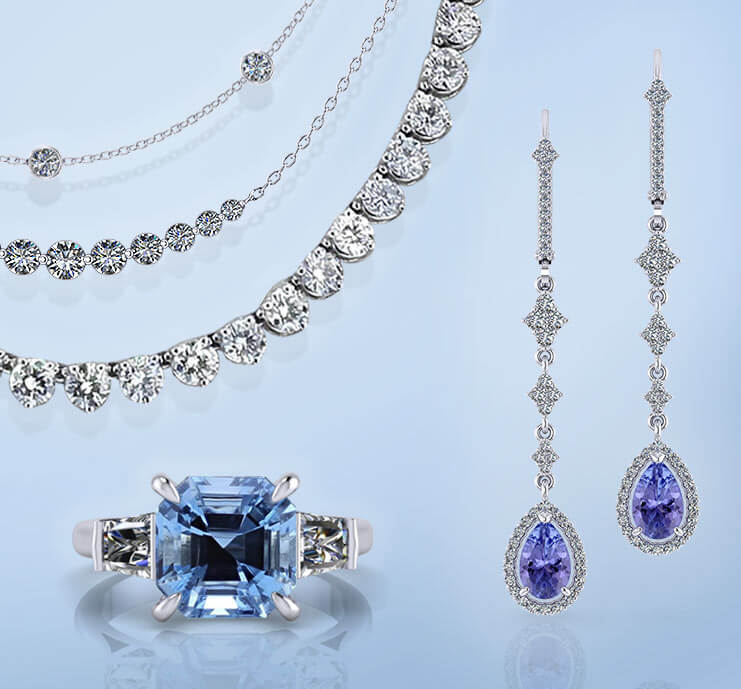 Popular Jewelry Designs Featuring the Blue Diamond