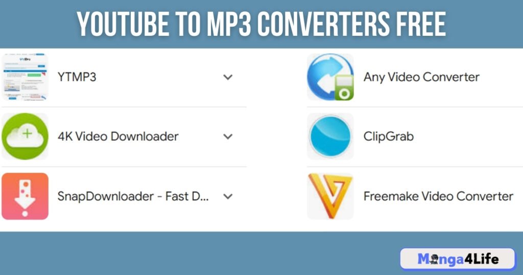 Top YouTube to MP3 Converters (Free & Paid)