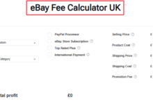 How an eBay Fees Calculator Saves You Time and Money