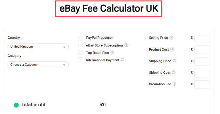 How an eBay Fees Calculator Saves You Time and Money
