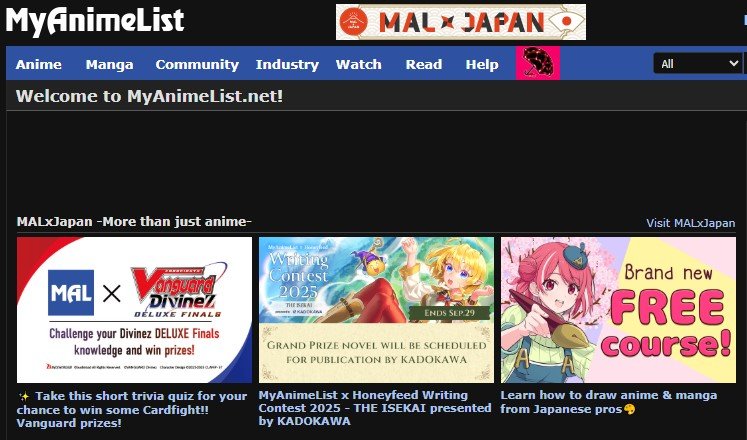 myanimelist manga: uncensored manga