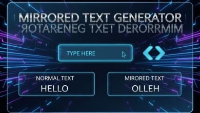 Mirrored Text Generator