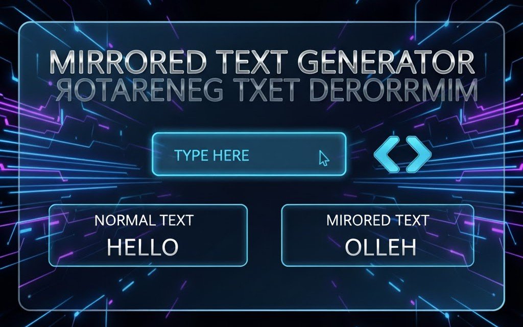 Mirrored Text Generator